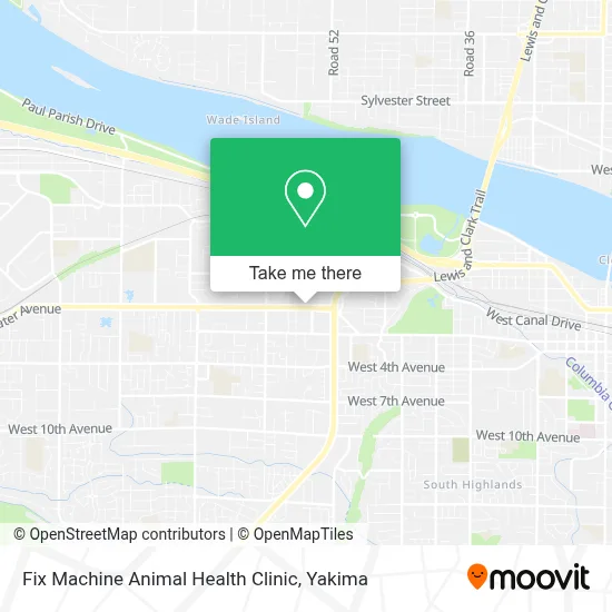 Fix Machine Animal Health Clinic map