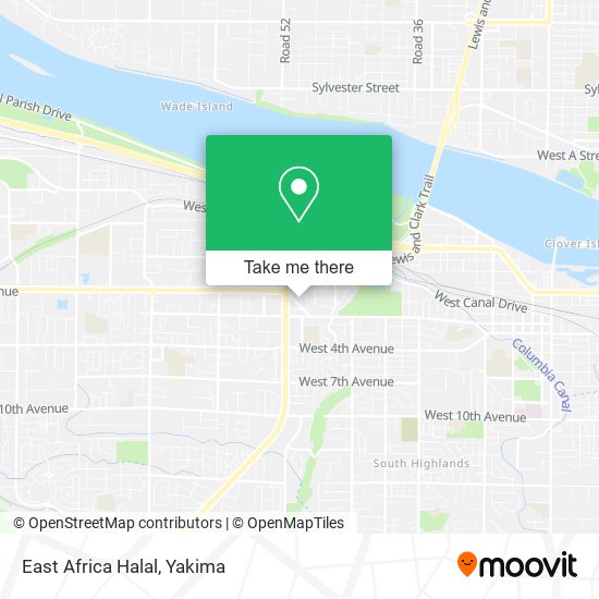 Mapa de East Africa Halal