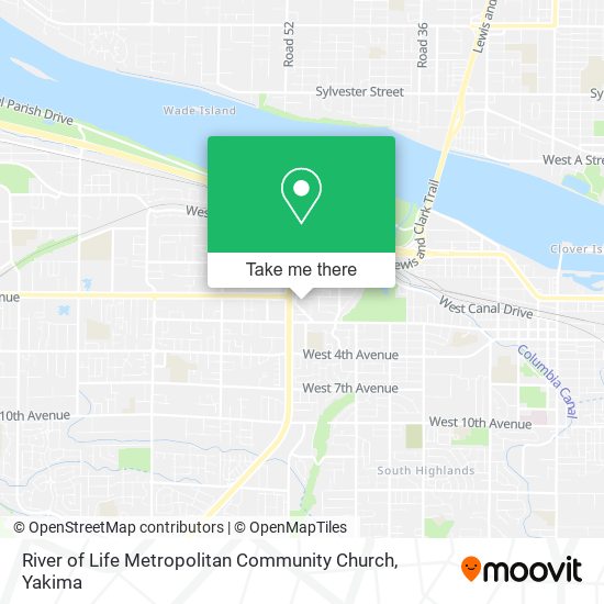 River of Life Metropolitan Community Church map