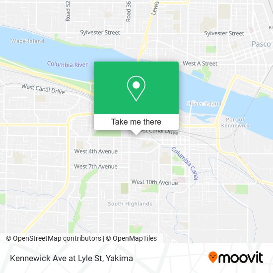 Mapa de Kennewick Ave at Lyle St