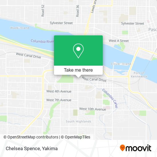 Mapa de Chelsea Spence