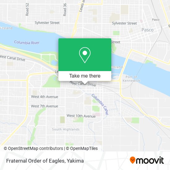 Fraternal Order of Eagles map