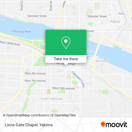 Mapa de Lions Gate Chapel