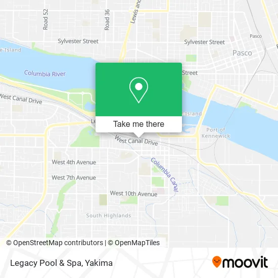 Legacy Pool & Spa map