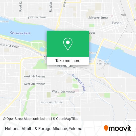 Mapa de National Alfalfa & Forage Alliance