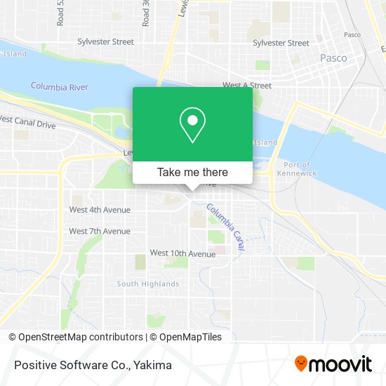Positive Software Co. map