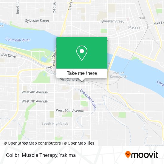 Mapa de Colibri Muscle Therapy