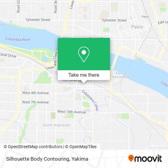 Mapa de Silhouette Body Contouring