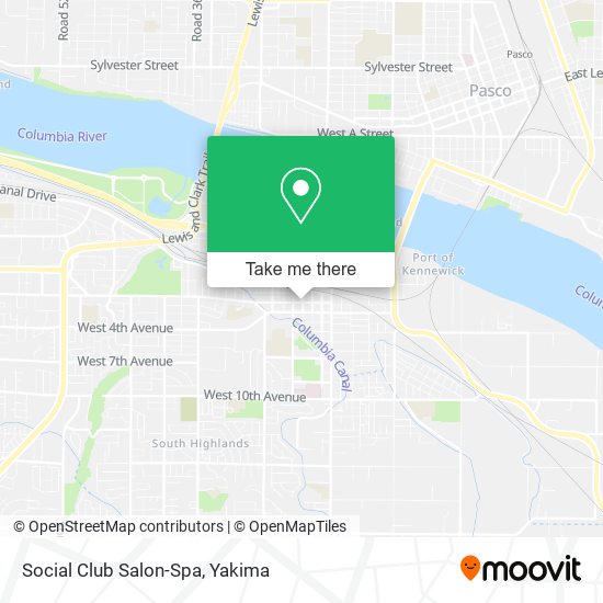 Mapa de Social Club Salon-Spa