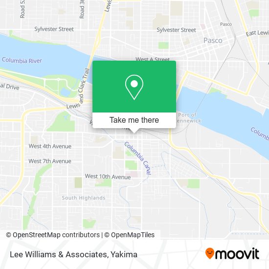 Lee Williams & Associates map