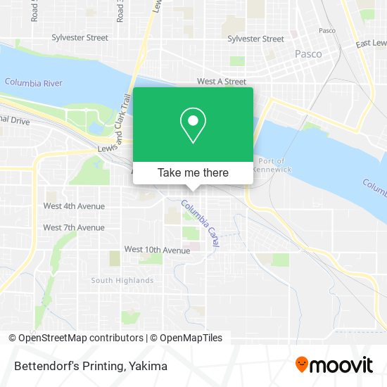 Mapa de Bettendorf's Printing