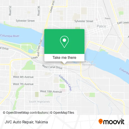 JVC Auto Repair map