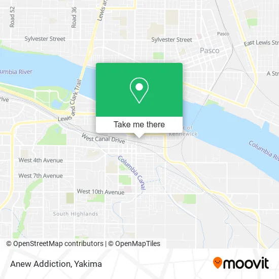 Anew Addiction map