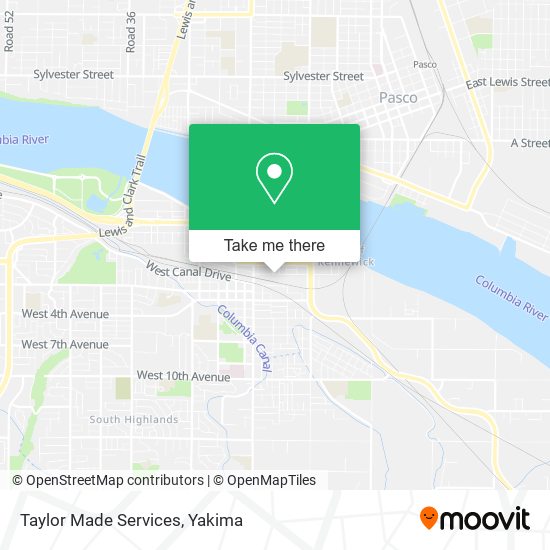Mapa de Taylor Made Services