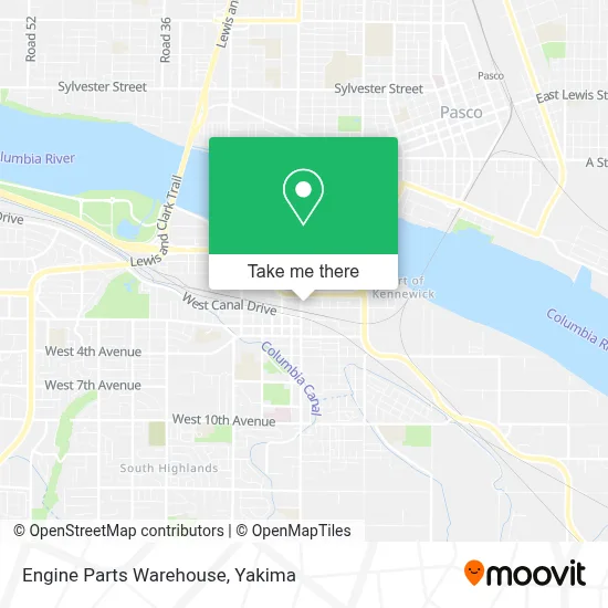 Engine Parts Warehouse map