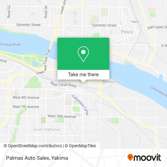 Mapa de Palmas Auto Sales
