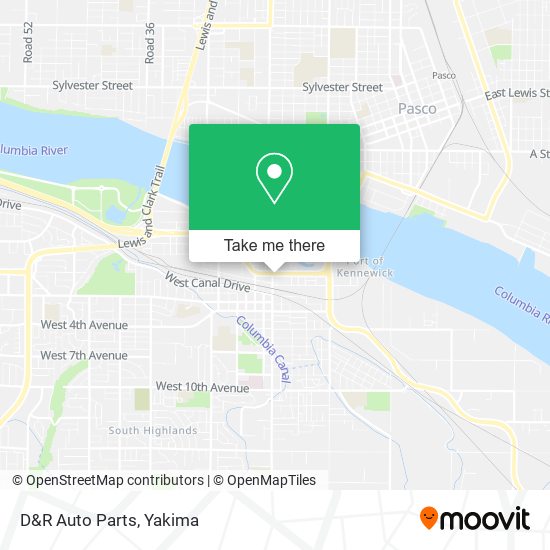 Mapa de D&R Auto Parts