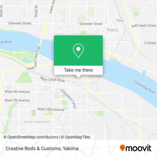 Creative Rods & Customs map