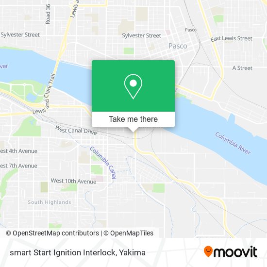 smart Start Ignition Interlock map