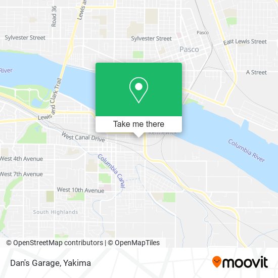 Mapa de Dan's Garage