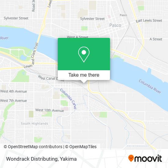 Mapa de Wondrack Distributing