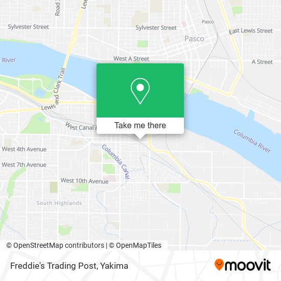 Mapa de Freddie's Trading Post