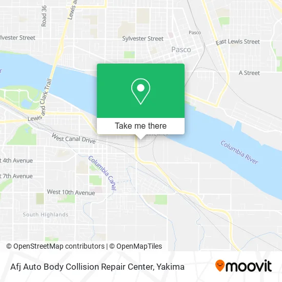 Afj Auto Body Collision Repair Center map