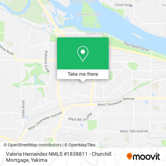 Valeria Hernandez NMLS #1838811 - Churchill Mortgage map