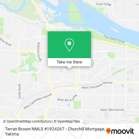 Terran Brown NMLS #1924267 - Churchill Mortgage map
