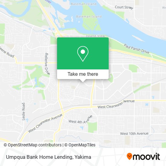 Umpqua Bank Home Lending map