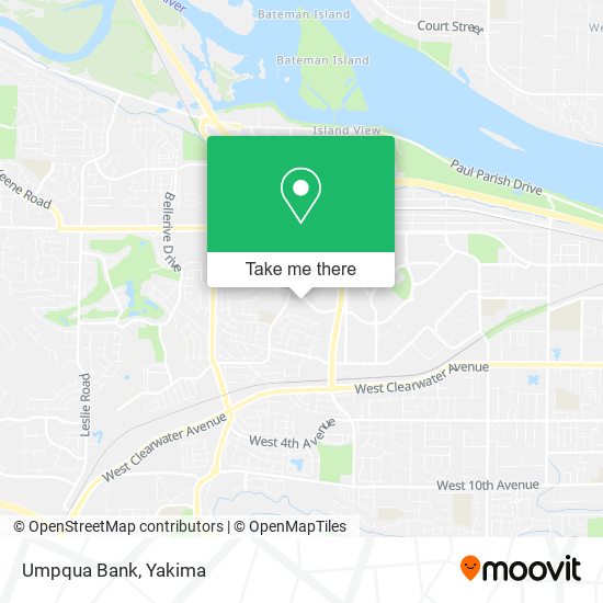 Umpqua Bank map