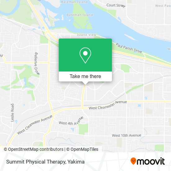 Summit Physical Therapy map
