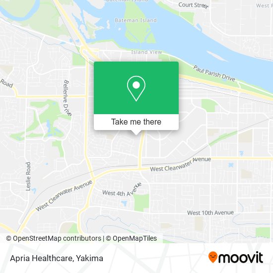 Mapa de Apria Healthcare