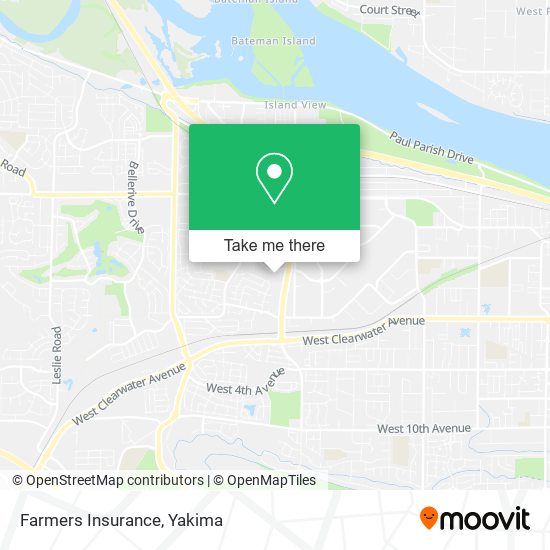Mapa de Farmers Insurance