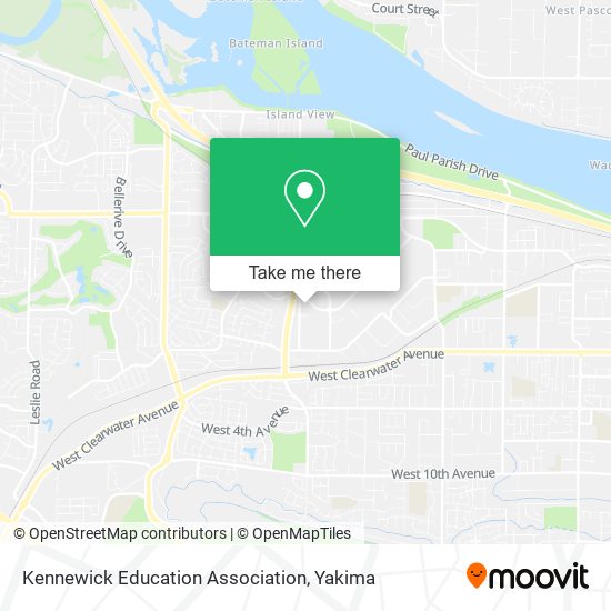 Kennewick Education Association map