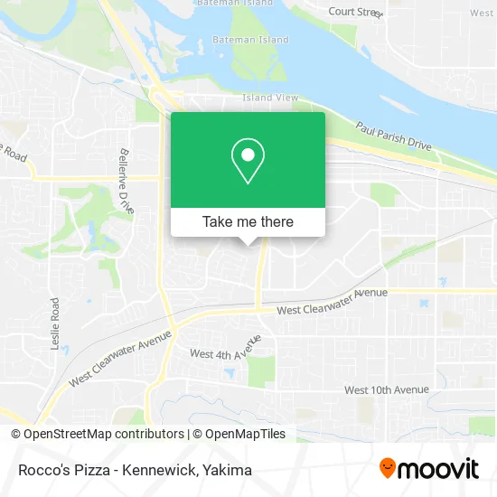 Rocco's Pizza - Kennewick map