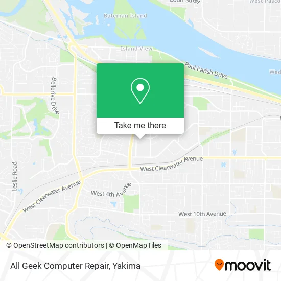 All Geek Computer Repair map