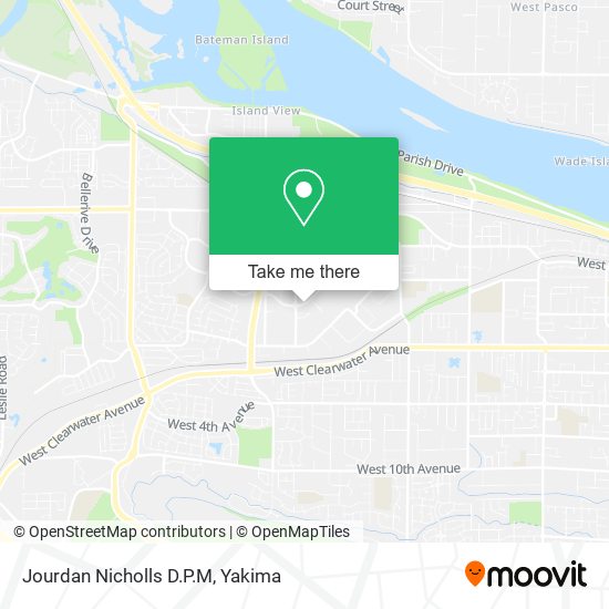 Jourdan Nicholls D.P.M map