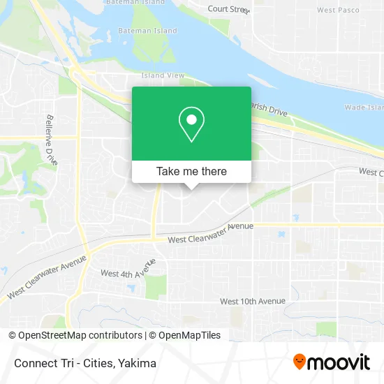 Connect Tri - Cities map