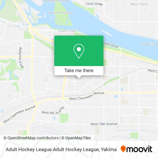 Adult Hockey League Adult Hockey League map
