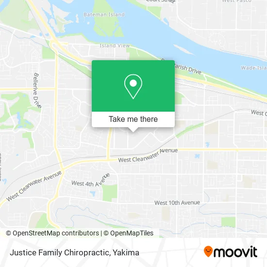Justice Family Chiropractic map