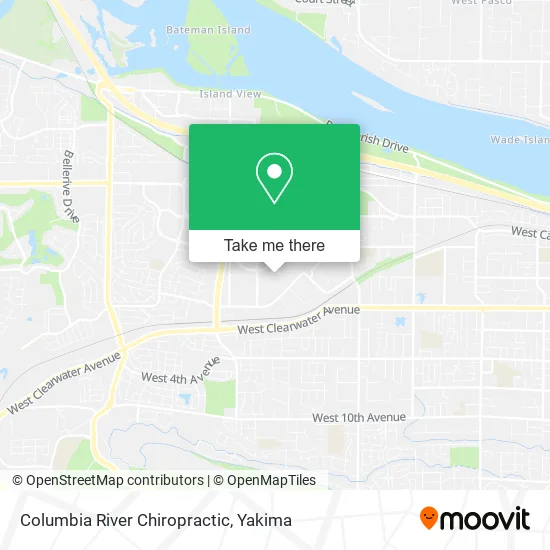 Columbia River Chiropractic map