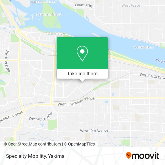 Mapa de Specialty Mobility