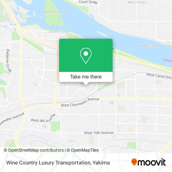 Wine Country Luxury Transportation map