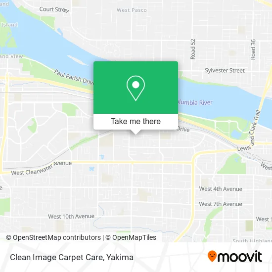 Clean Image Carpet Care map