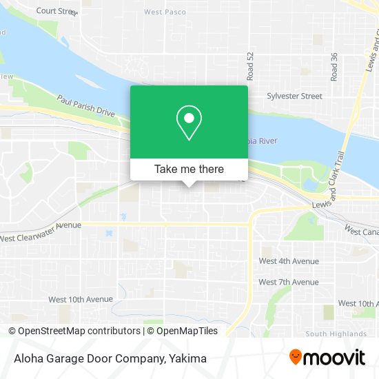 Mapa de Aloha Garage Door Company