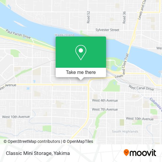 Mapa de Classic Mini Storage