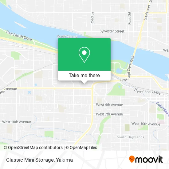 Classic Mini Storage map