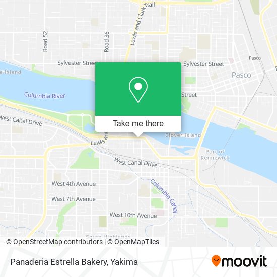 Panaderia Estrella Bakery map