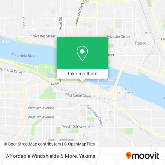 Mapa de Affordable Windshields & More